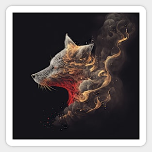 Fox Wisps 02 Sticker